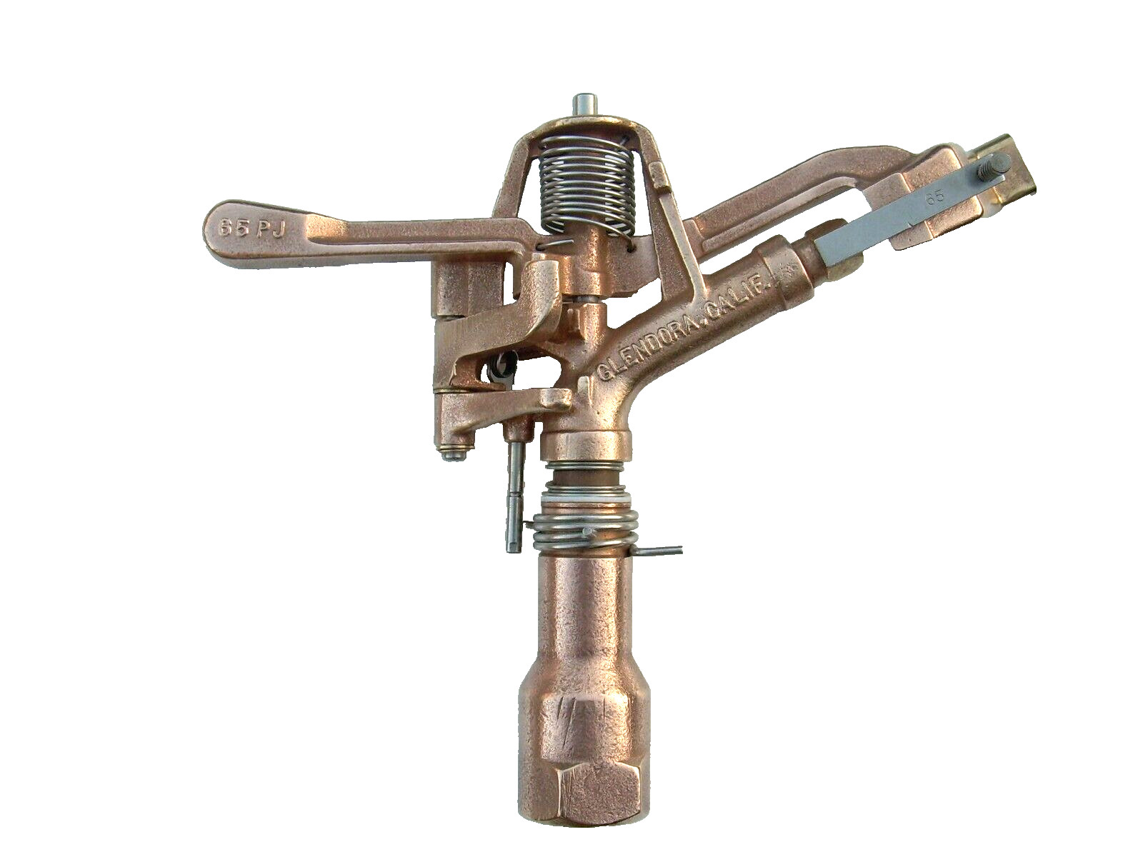 1 PROFESSIONALLY REBUILT RAIN BIRD #65PJ 1" ADJ BRASS IMPACT SPRINKLER LIST $261 gallery