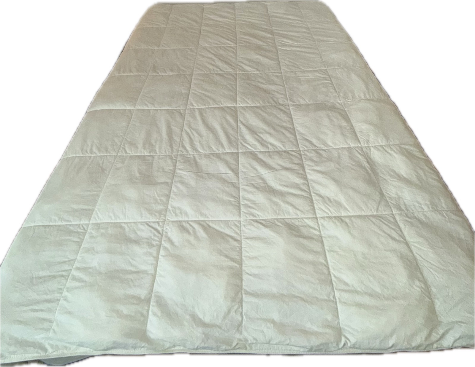 Pottery Barn Duvet Insert Full/Queen Size Ivory White 92” X 88” USA 100% Cotton gallery