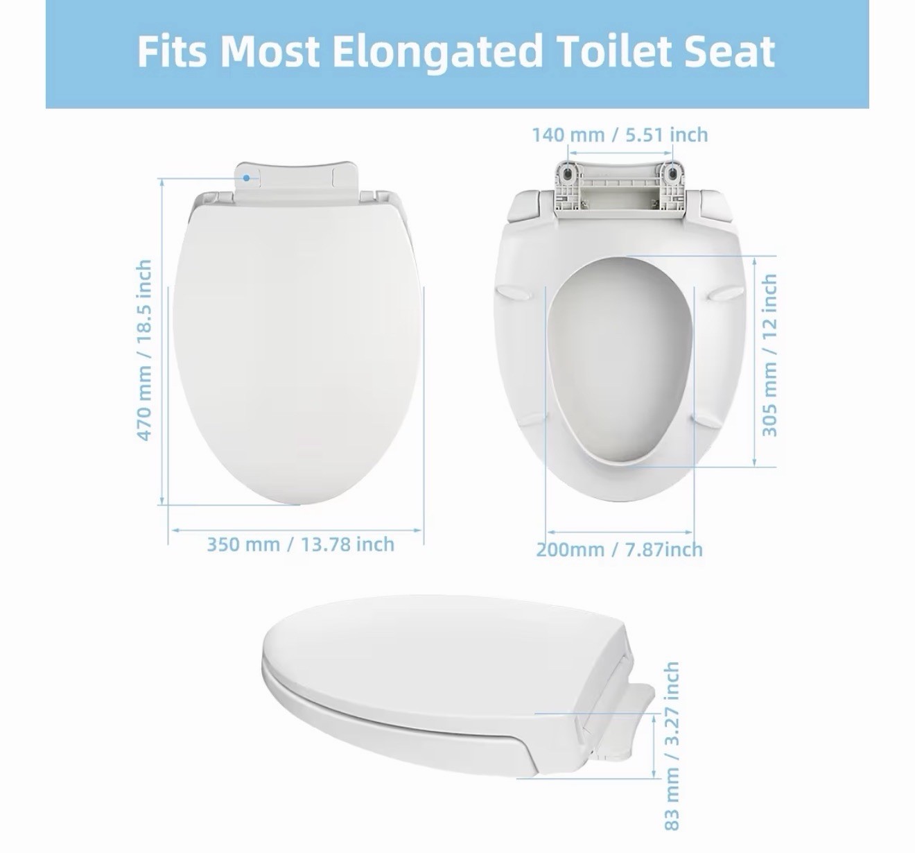 Toilet Seat Compatible with TOTO Transitional SoftClose SS114 gallery