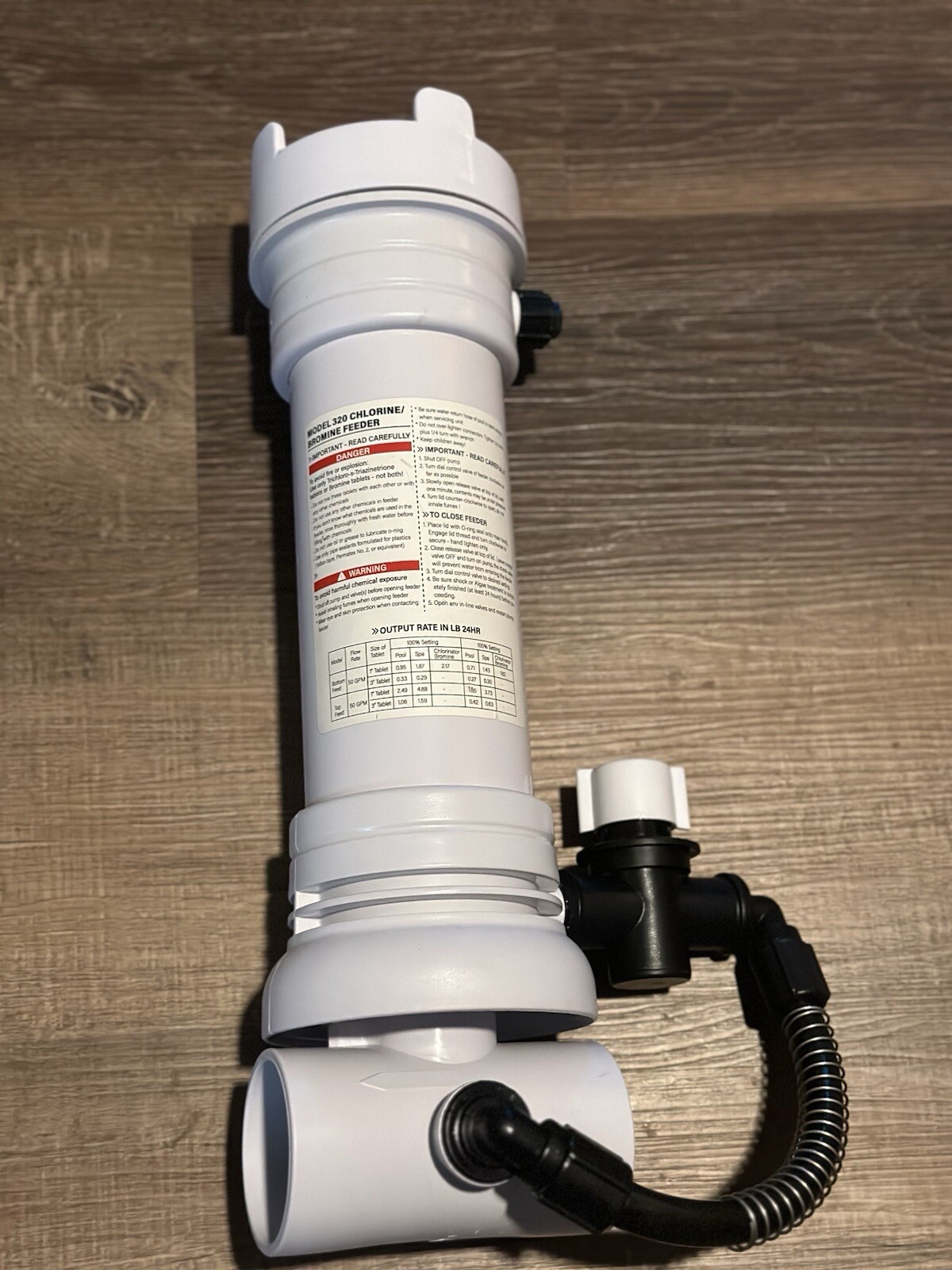 Pentair R171096 Rainbow 320 Automatic in-Line Chlorine/Bromine Feeder gallery