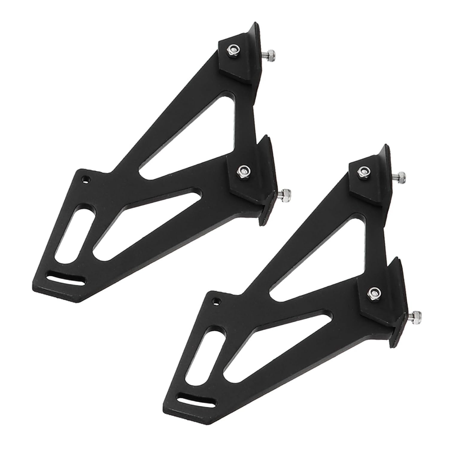 Universal 16cm/6.3in Rear Car Spoiler Mounting Brackets CNC Aluminum Alloy gallery