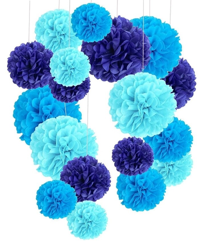 5cm 10cm 15cm 20cm Wedding Decorative Home Decor Tissue Birthday Decoration Flow gallery