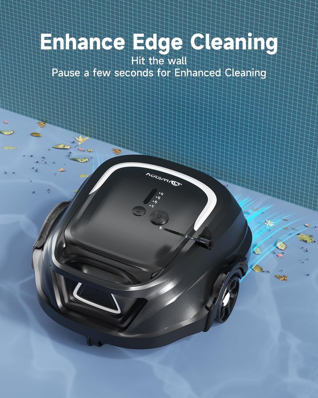2026 Upgraded A1 Robotic Pool Vacuum for Above Ground Pools 120-Min Runtime gallery