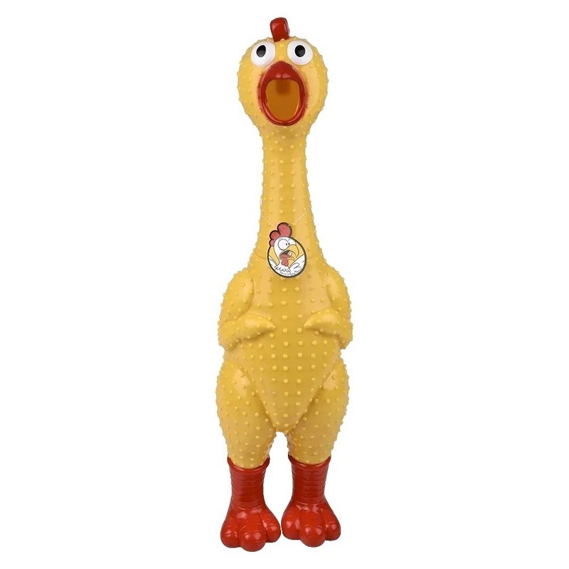 🐔 GIANT 27" Rubber Chicken – Biggest & Loudest Squeaky Toy – Hilarious Gag Gift gallery
