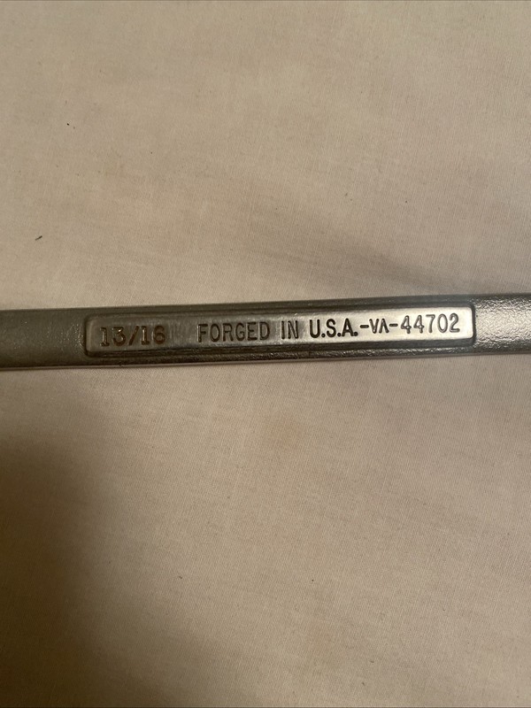Craftsman Tools 13/16” 12 Point Combination Wrench VA- 44702 USA gallery