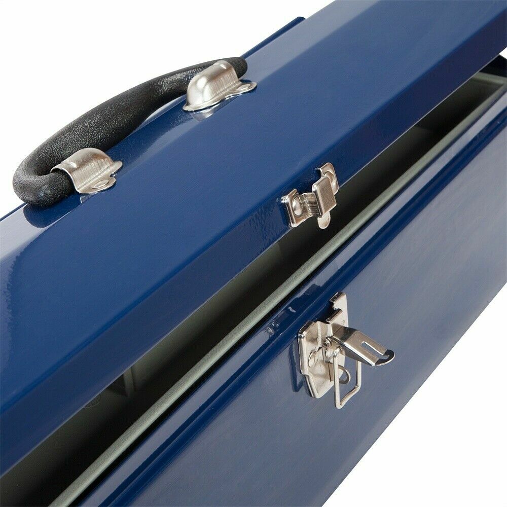 16"/19" Metal Tool Box Storage Tray Bin Heavy Duty Workshop Tool Parts Organizer gallery