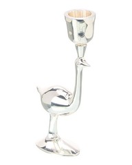 Jonathan Adler Silver Plated Candle Holder Silver