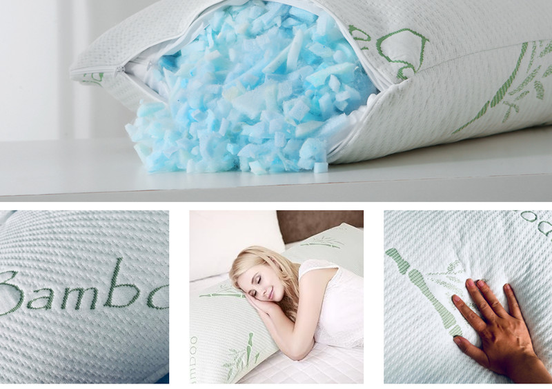 Bamboo Full Long Body Pillow Memory Foam for Adults Maternity Pregnancy Cooling gallery