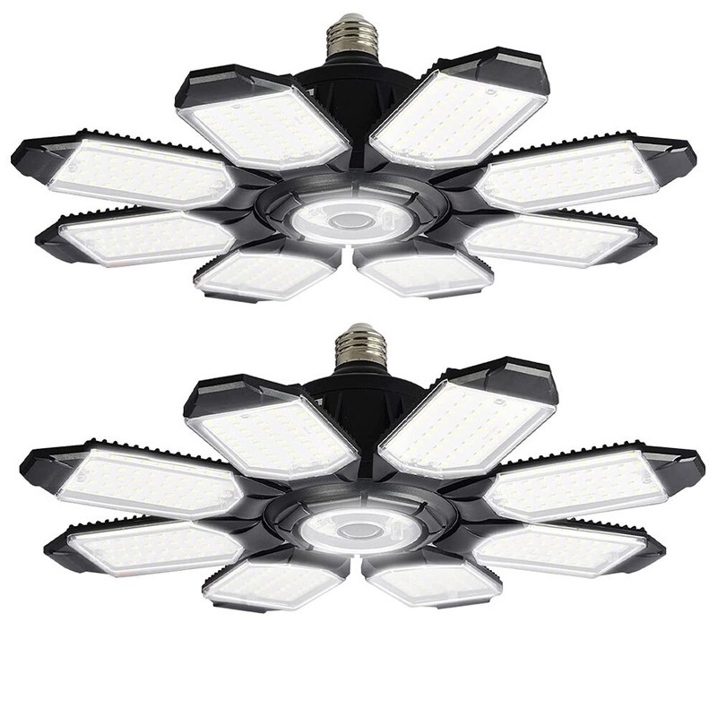 Garage Light 9000000LM Deformable LED Super Bright Bulb Work Shop Ceiling Lights gallery