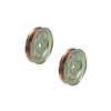 (2) Mandrel Pulley Fits Craftsman 42" 50" 54" Mower Deck 173436 153535 532153535 gallery
