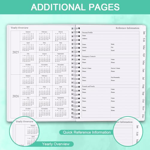 2025 Planner - Weekly & Monthly Planner Runs Jan 2025 to Dec 2025, 6.25" x gallery
