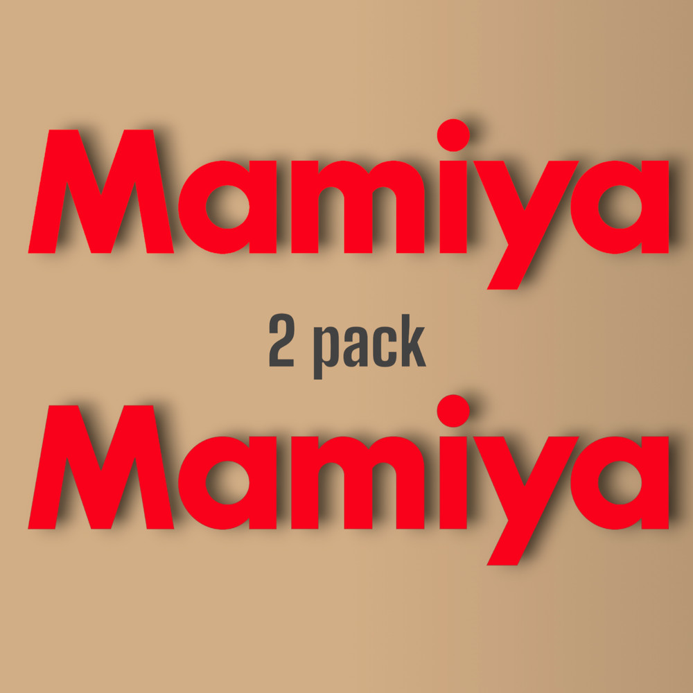 Mamiya Camera 2 Pack - DSLR Die Cut Vinyl Sticker Decal