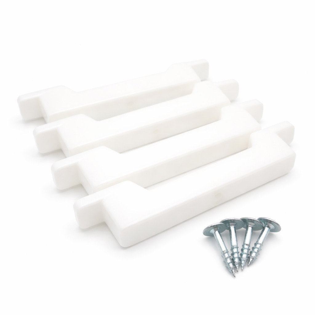 False Front Cabinet Clips 4-1/2" - Fake Drawer /False Drawer Front - 4 Clips gallery