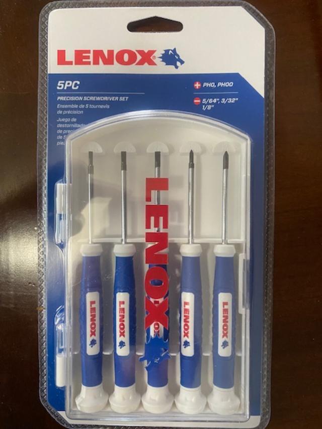LENOX Tools LXHT60918 Screwdriver Set Precision 5-Piece gallery