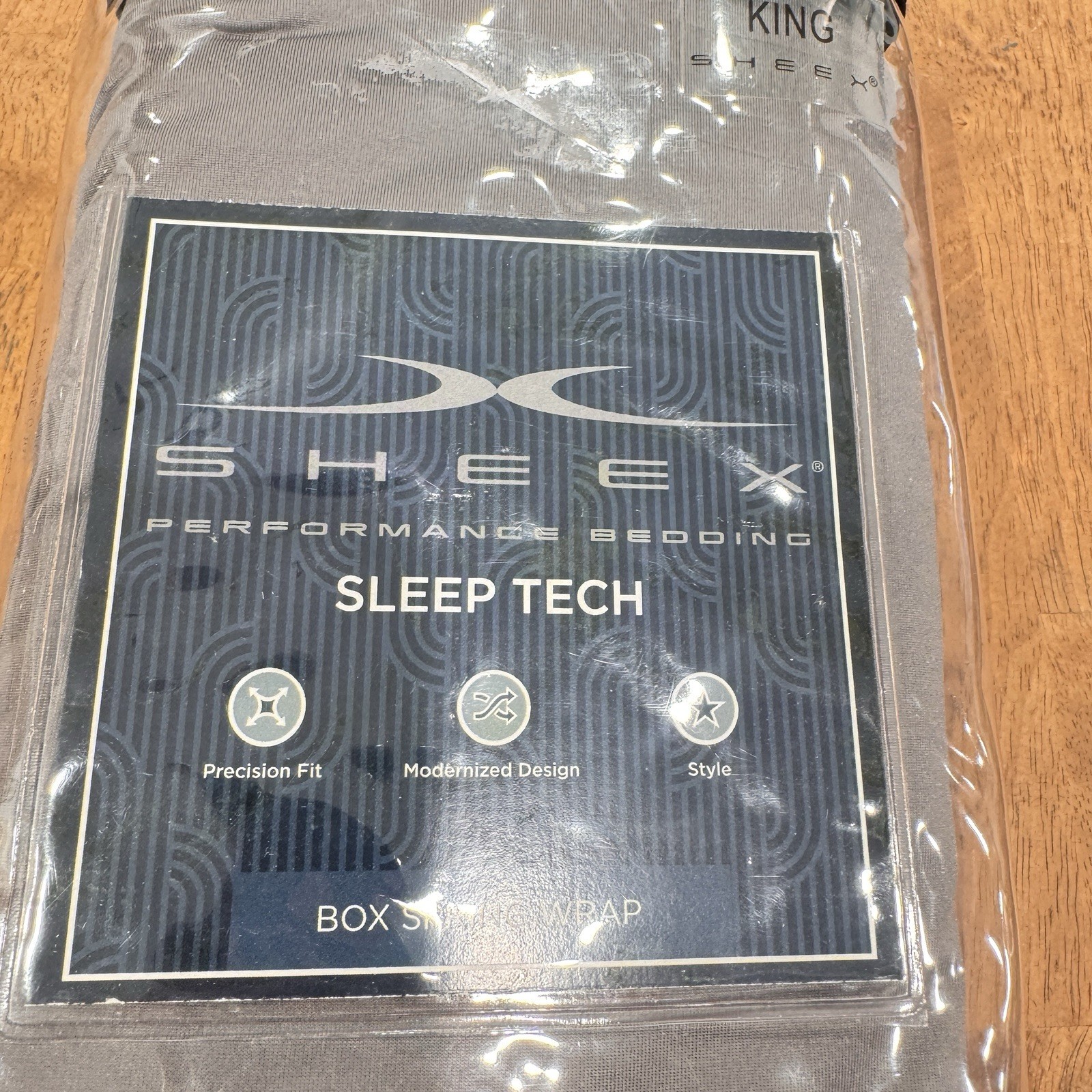 Sheex Performance Bedding Box Spring Wrap King Size Graphite Grey Sleep Tech New gallery