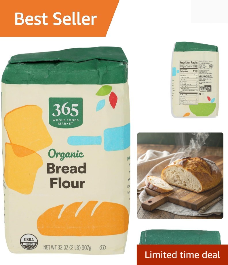 Organic Bread Flour, 32 Ounce gallery