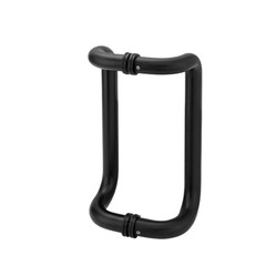 CEL 10″ Solid Aluminum Straight Back to Back Pull Handles for Entry Door