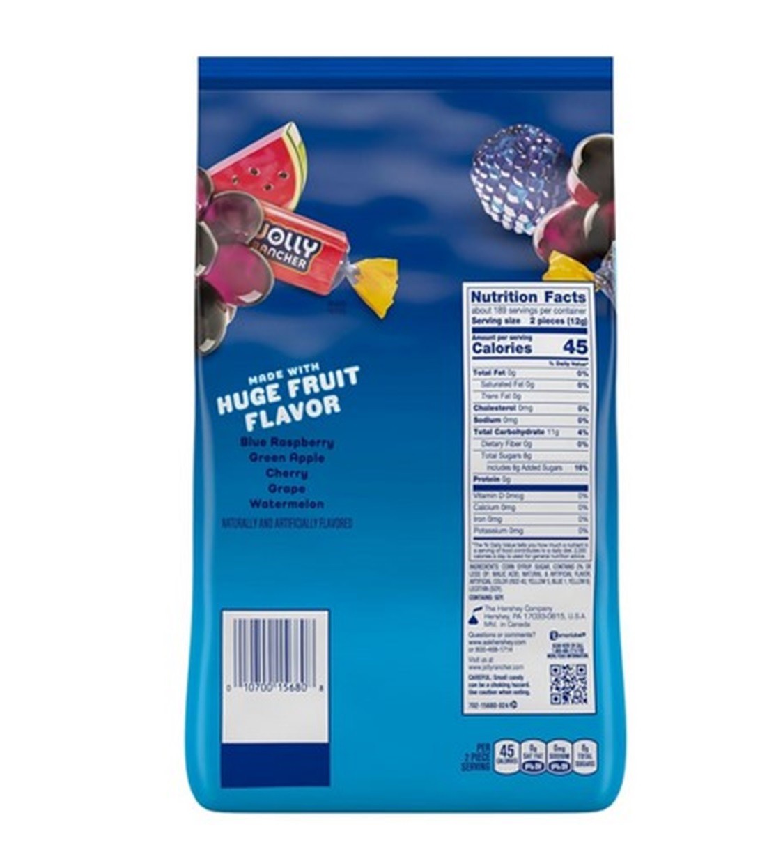 JOLLY RANCHER Assorted Fruit Flavored Hard Candy Bulk Bag, 5 lb gallery