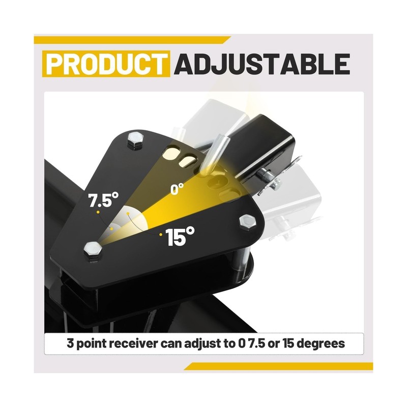 Scrape Blade Implement 3-Point 48" 2 Inch Receiver for ATV UTV Tractor Adjust... gallery