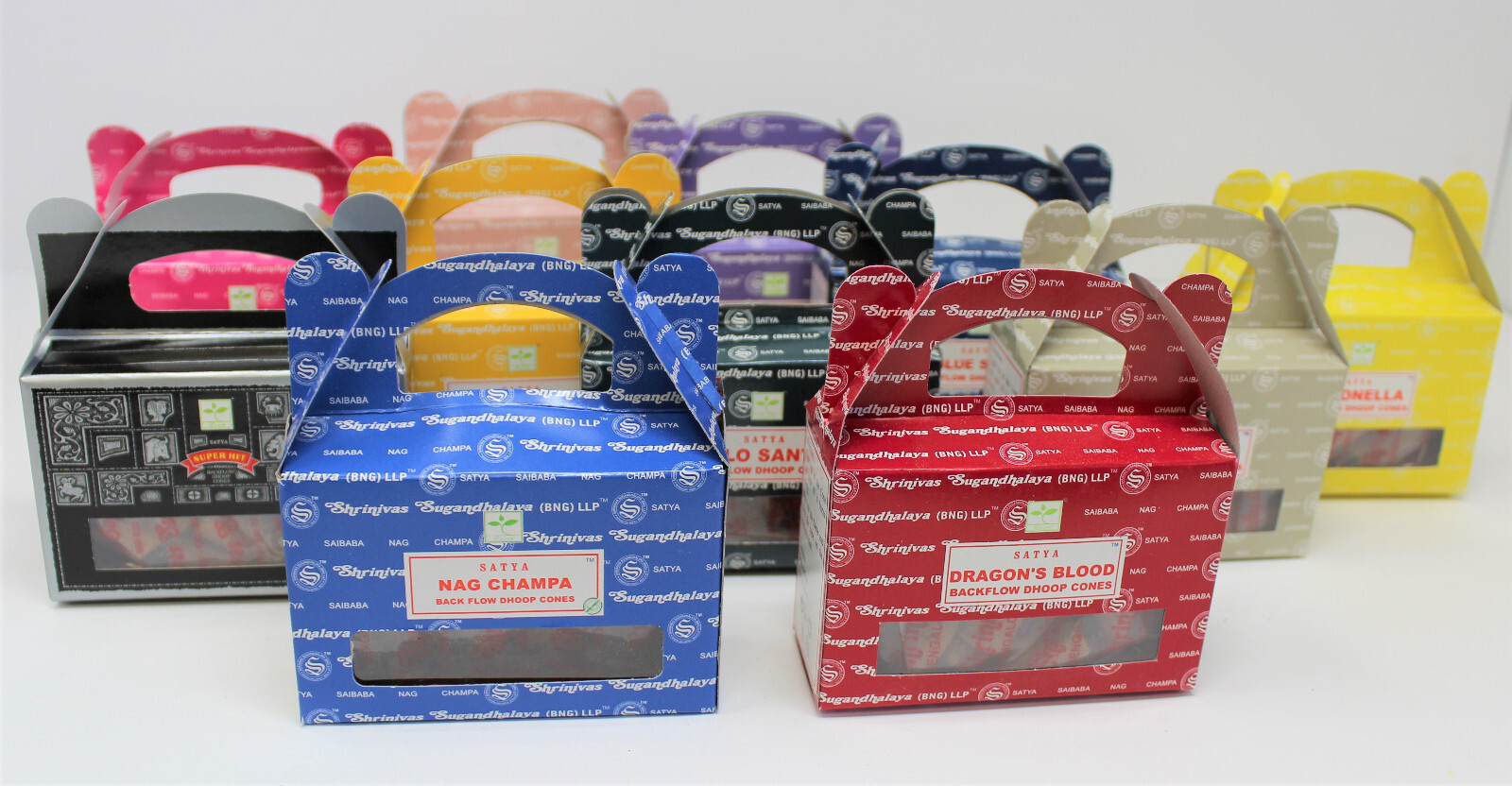 Satya Backflow Incense Cones: BUY 2 GET 1 FREE! Pick Scents (Back Flow Cones) gallery