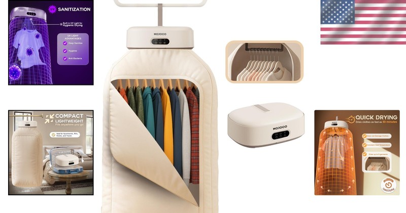 Portable Clothes Dryer Compact Mini Machine for Apartment RV Travel 22 Pounds gallery