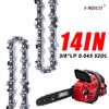 14in Chainsaw Chain For SKIL Brushless 40V Chainsaw CS4555-10 3/8"LP-.043"-52DL gallery