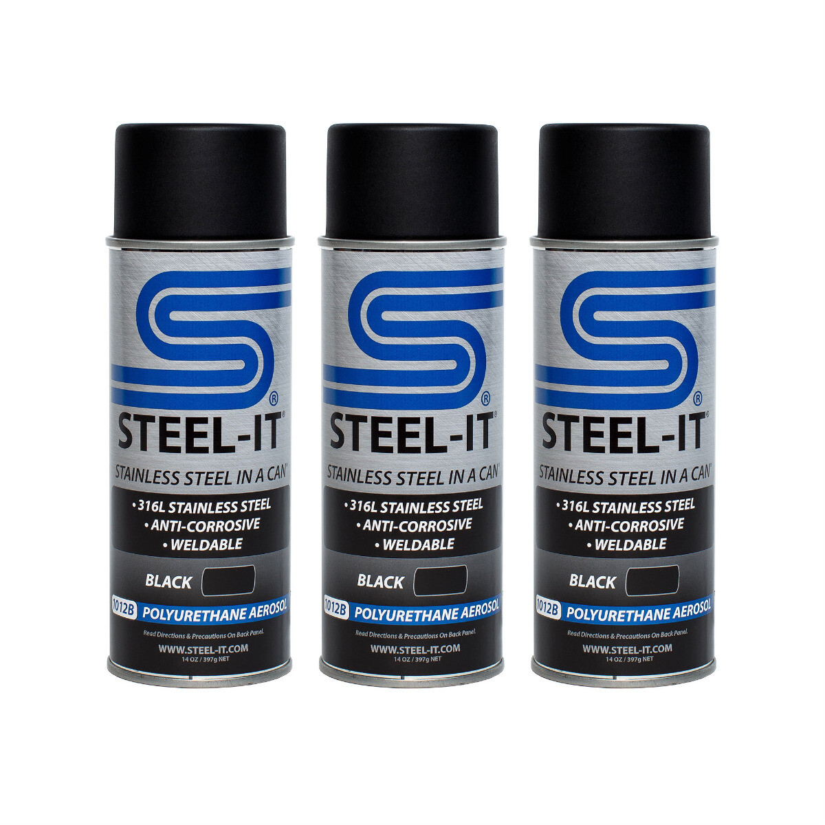 STEEL-IT Black Polyurethane 3 Pack gallery