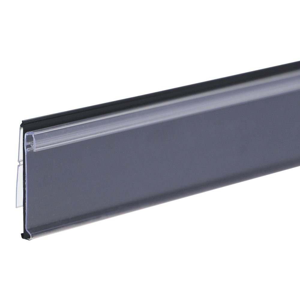 Kost Klip ClearGrip FlexChannel Black Plastic Clip-in Ticket Molding - 47 5/8"L gallery