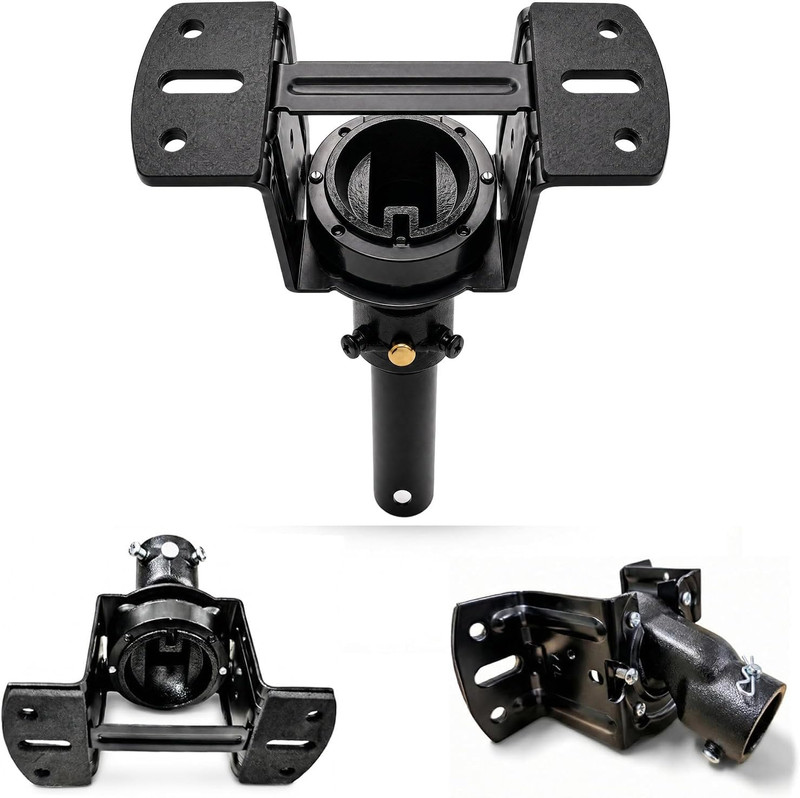 Sloped Ceiling Fan Adapter for Sloped & Vaulted Ceilings up to 45°, Black Ceilin gallery