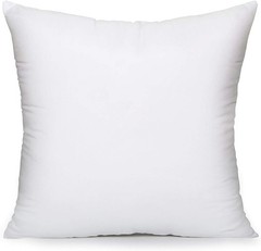 Premium Square White Pillow Insert Form with Hypoallergenic Polyester Fiber