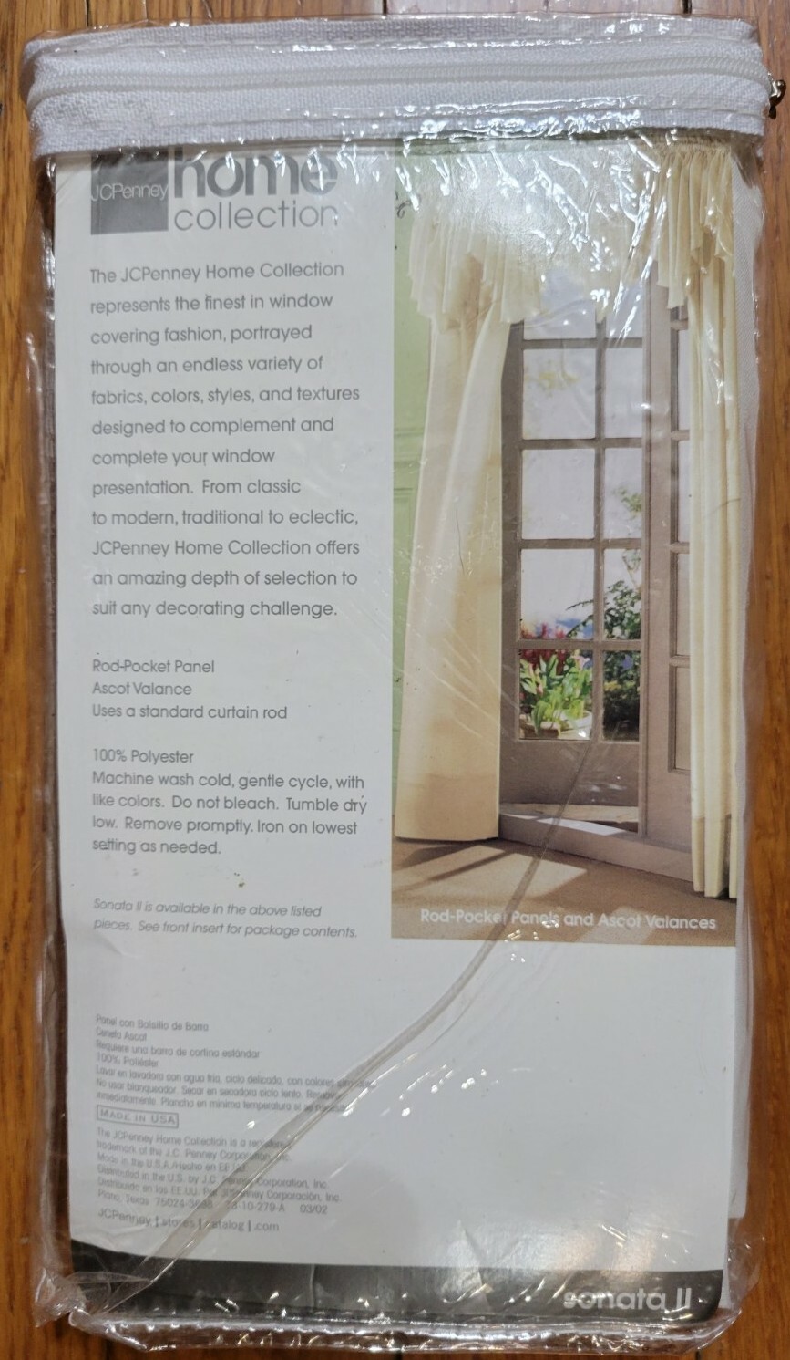 JCPenney Home Rod-Pocket Panel Sonata ll Ivory 60 W x 84" L Curtain Panel New gallery