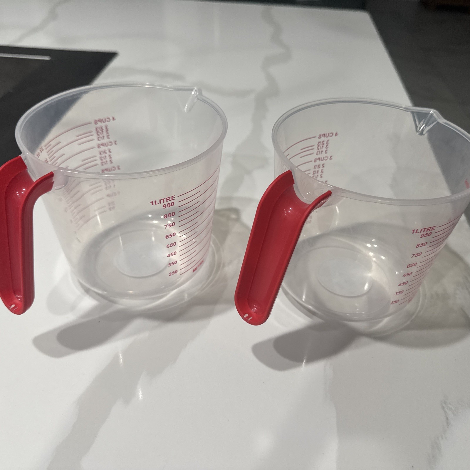 4 Cup (1 liter) Measuring Cups Polypropylene Calibrated in oz and mL 1/Pk gallery