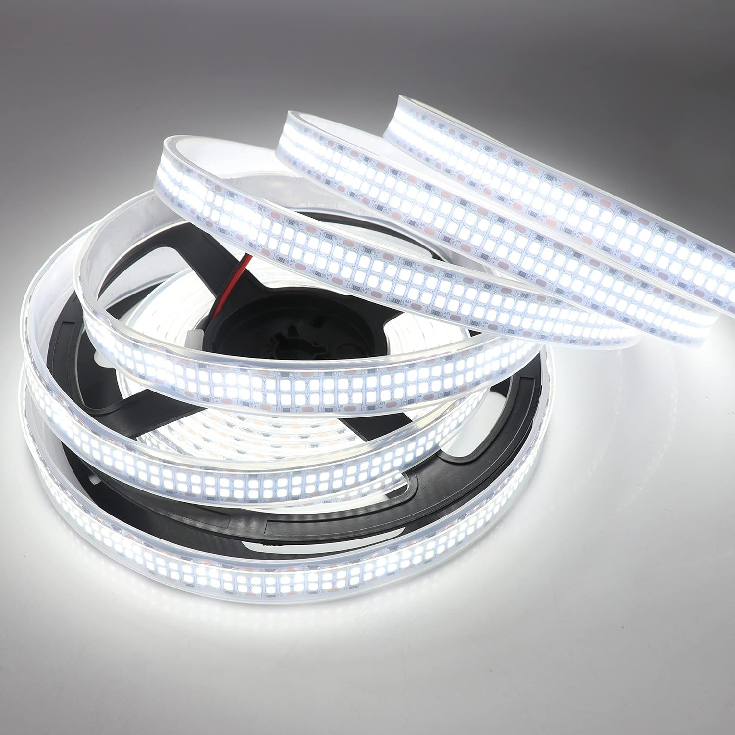 LED Strip Lights Cold White 6500K 16.4Ft Double Row 2835 SMD 2400Leds DC 12V Day gallery