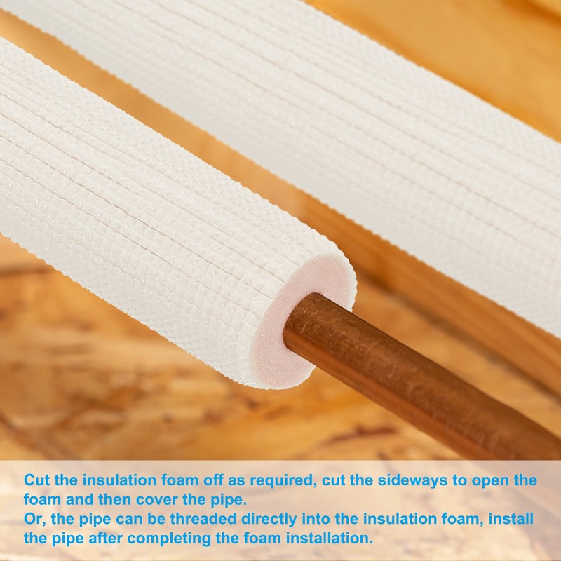 5/8" Foam Heating Insulation Pipe, 1m (3.28Ft) gallery