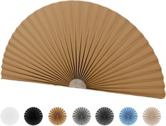 Arch Window Pleated Blinds Half Circle Window Shades Cordless Non-Woven Self