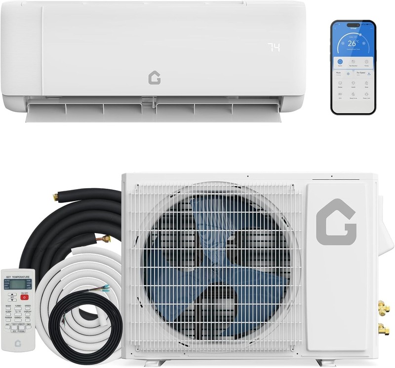 ✅24000 BTU Mini Split Air Conditioner & Heat Pump 19 SEER2 Ductless Mini Split gallery