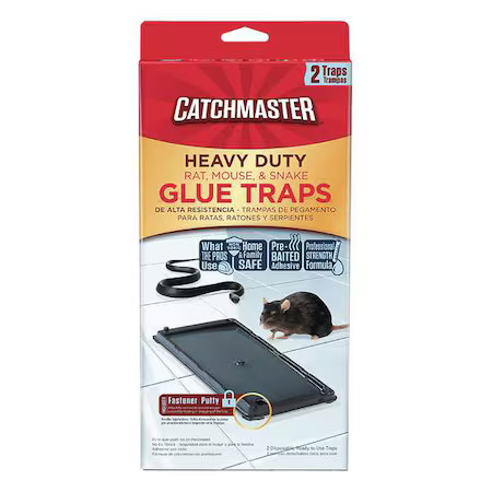 Catchmaster 404Sd Heavy Duty Rat, Mouse & Snake Glue Trap, 5-1/4 In W X 1/4 In gallery