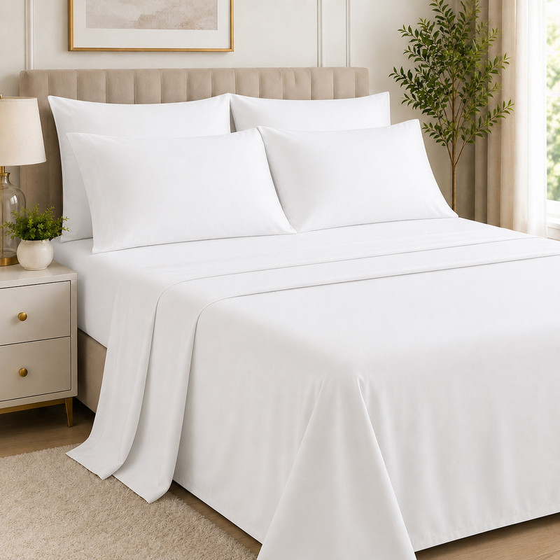 Bed Sheet Set 6 Piece - Soft, Breathable, & Deep Pocket. Bamboo Sheet Set gallery