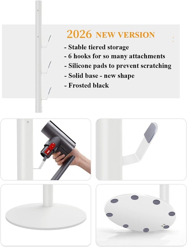 Freestanding Vacuum Stand Holder Compatible with V15 Detect, V11 V10 V8 V7 V6... gallery