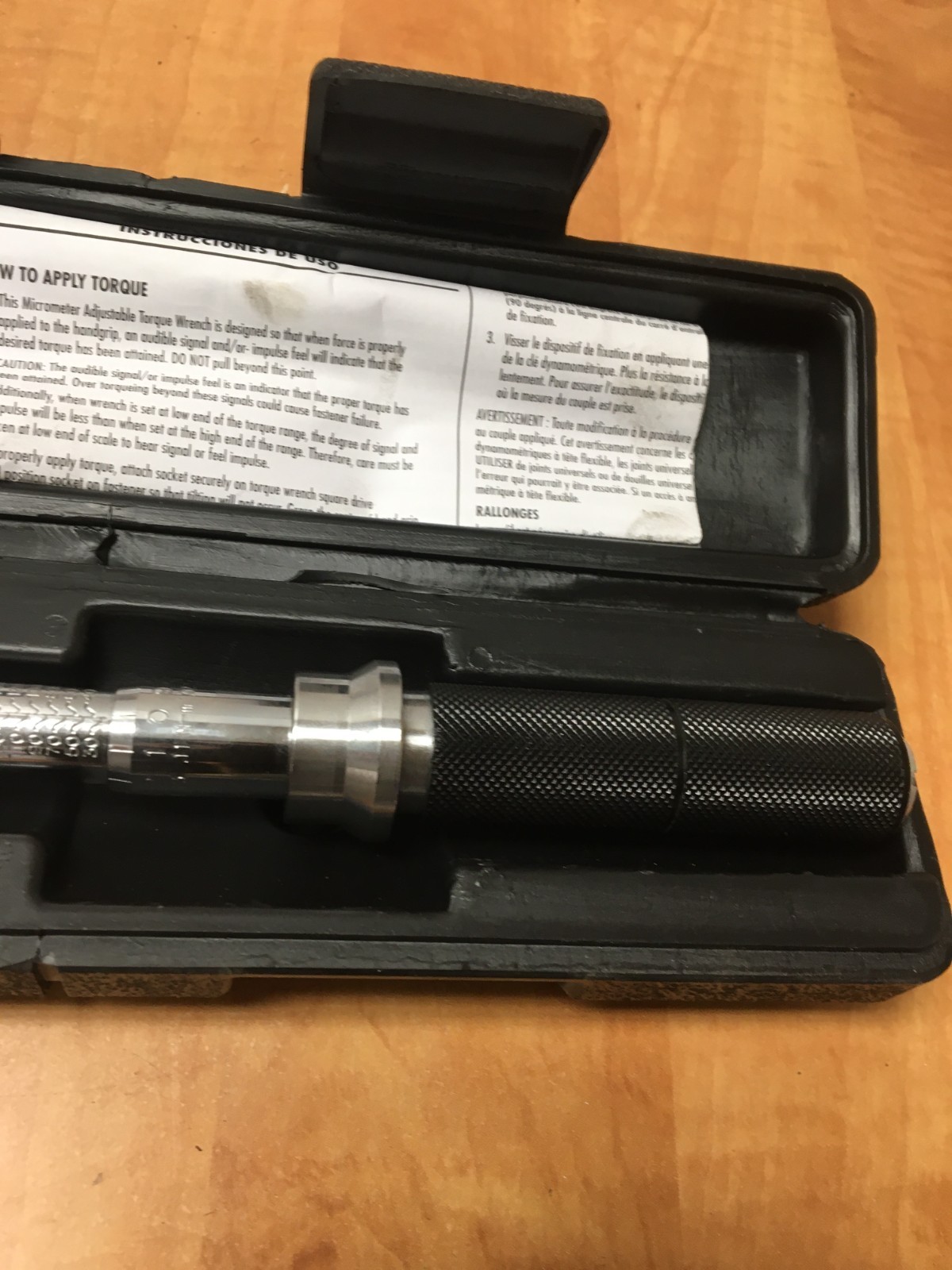 GearWrench 85060 1/4" Micrometer Torque Wrench Ratcheting 30-200 in-lb gallery