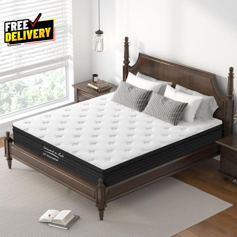 12 Inch Queen Memory Foam Hybrid Mattress Pocket Spring Medium Firm RV gallery