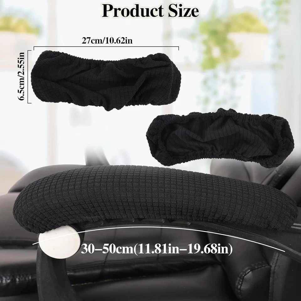 Office Chair Armrest Covers, Arm Rest Covering, Office Chair Armrest Pads 2Pcs gallery