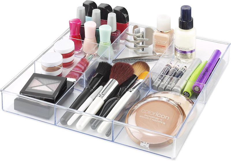 6-Section Clear Drawer Organizer gallery