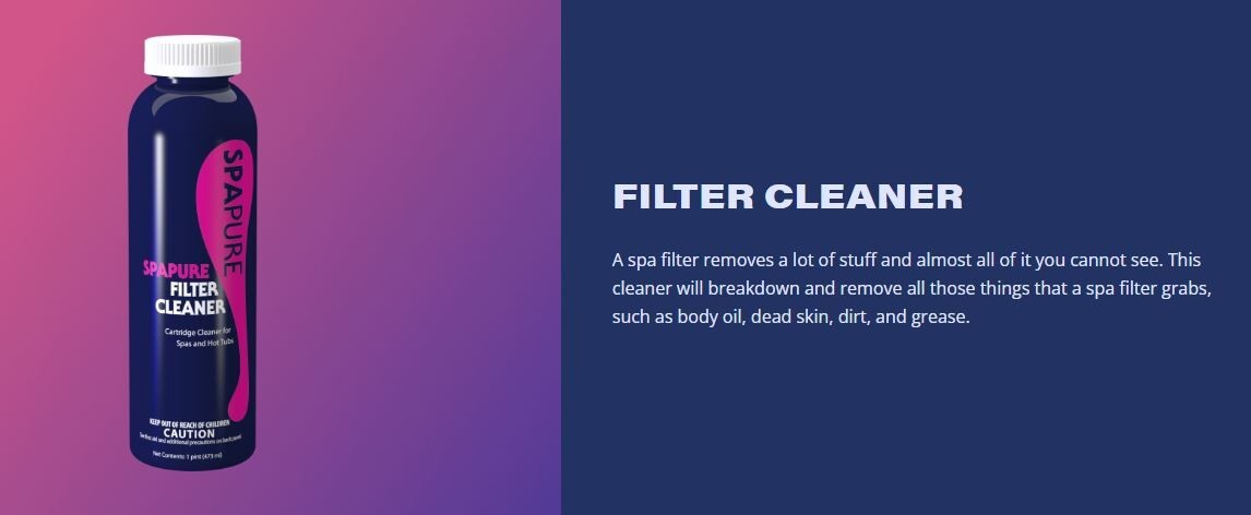SpaPure Filter Cleaner Heavy Duty Formula Odorless White 1 Pint C003732-CS40P gallery