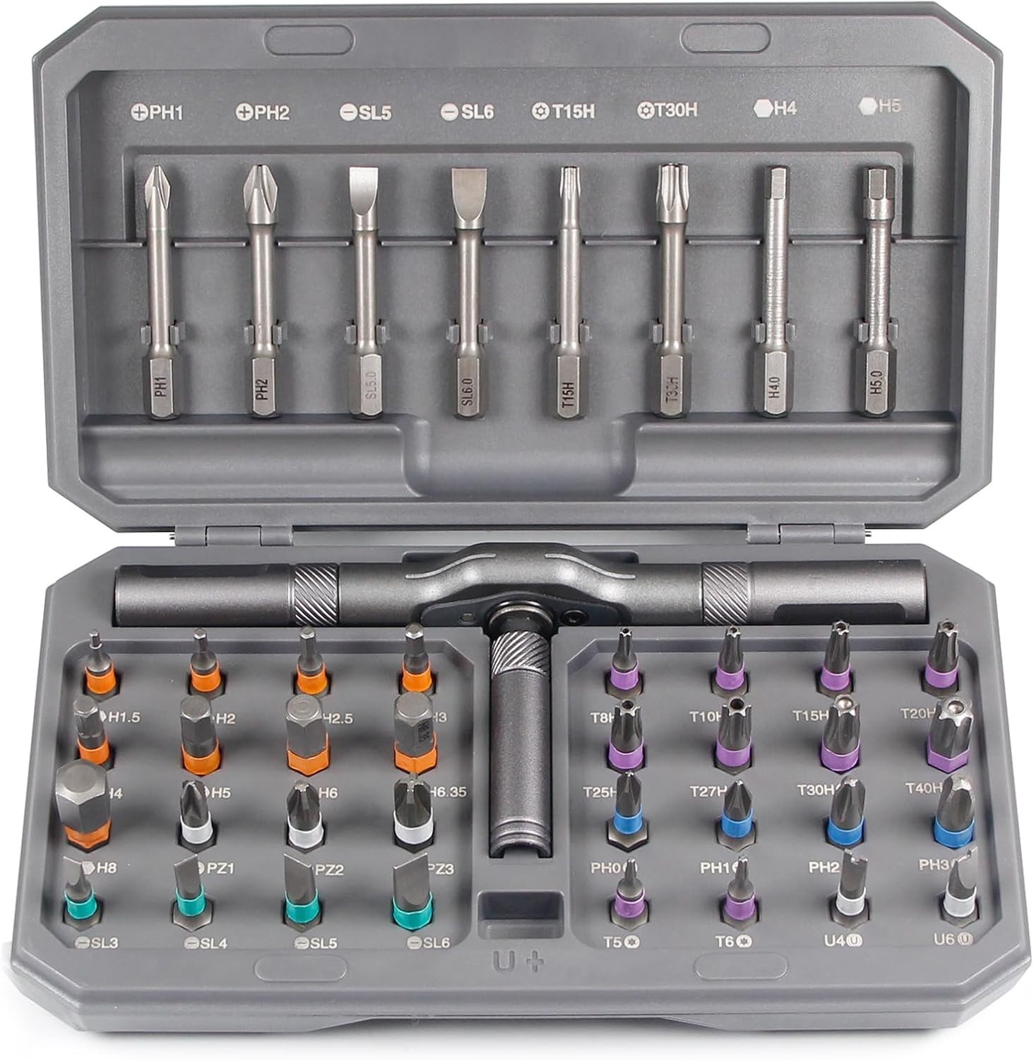 42 in 1 Magnetic Screwdriver Set Precision Ratchet T Handle DIY Repair Tool Kit gallery