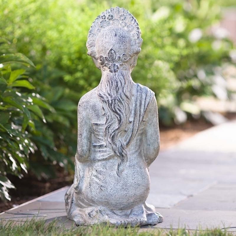 Garden Statue & Bird Bath–Handcrafted Spiritual Garden Décor with Elegant Design gallery
