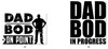 Dad Bod Theme Decals 5" gallery