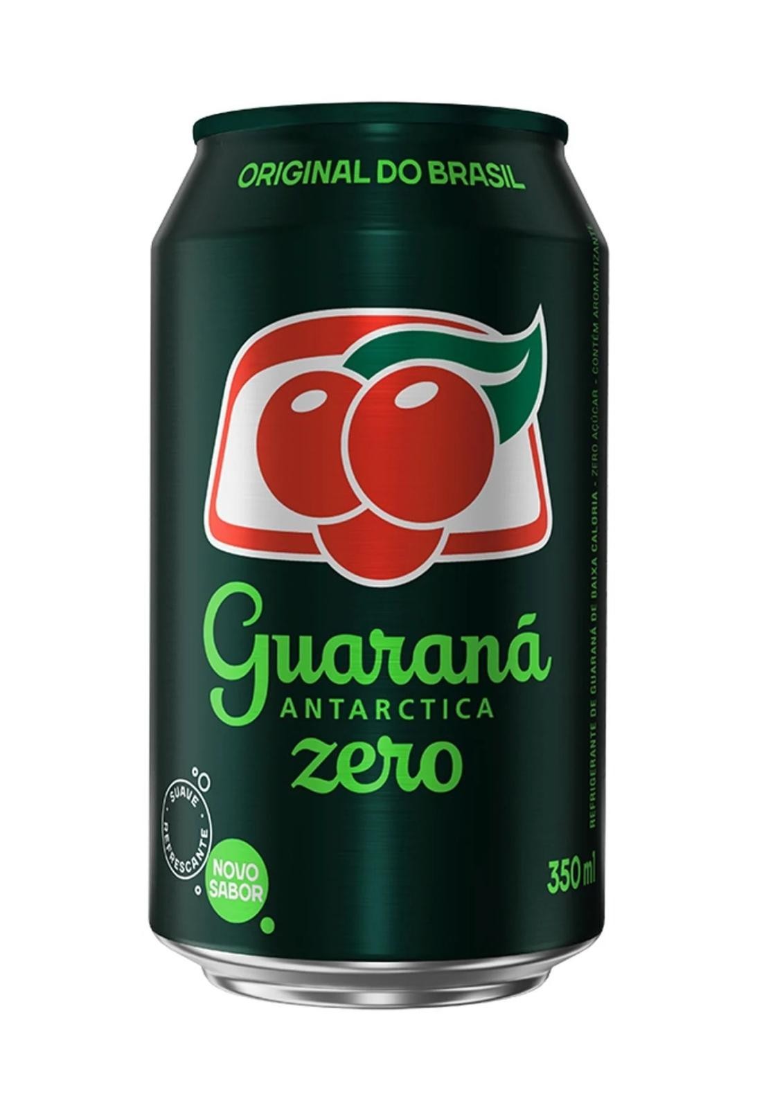 Antarctica Guaraná Zero 350ml - Brazilian Zero Sugar Soft Drink gallery