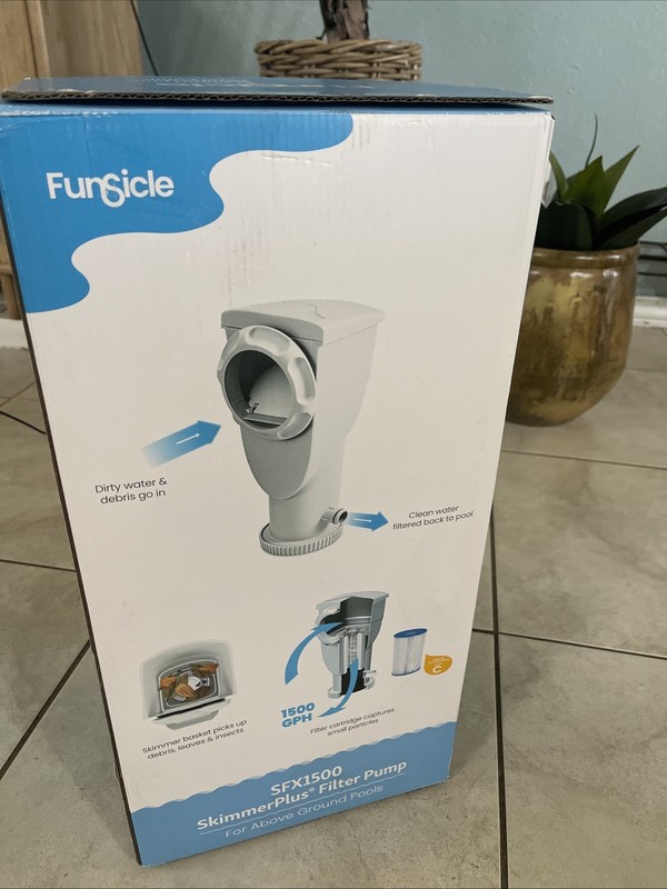 Funsicle SkimmerPlus Filter Pump for Above Ground Pools (SFX1500) gallery