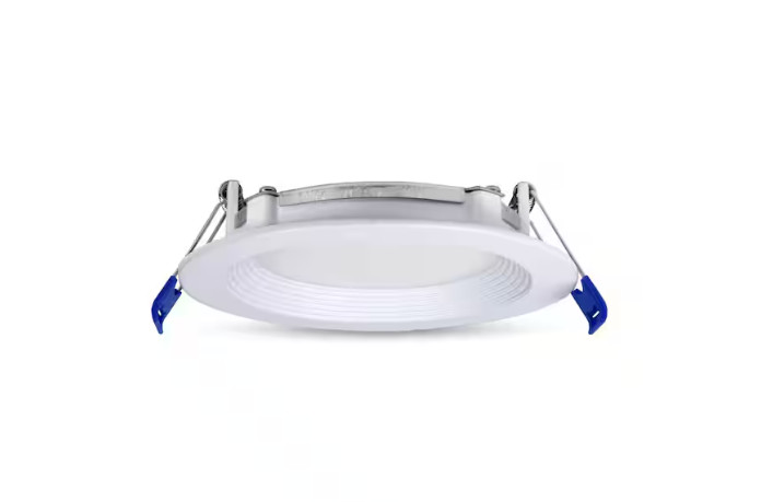 Leviton 4" Round Baffle Slim LED Recessed Downlight 820lm 5CCT 2700K-5000K Dim gallery